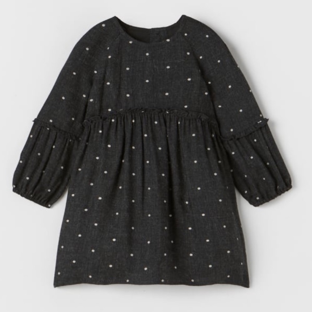 Zara EMBROIDERED DRESS